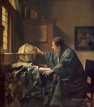  Johannes Painting - The Astronomer Baroque Johannes Vermeer